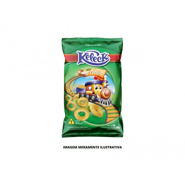 SALGADINHO - KELECK - 51g - CEBOLA - CX10